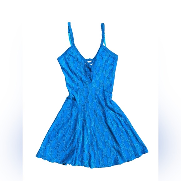 Shirley of Hollywood Teal Lace Garment - Picture 1 of 4